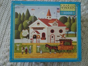 COMPLETO Charles Wysocki THE BIRDHOUSE 1000 Piezas Puzzle Usado - Imagen 1 de 3