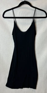 Windsor schwarzes geripptes Bodycon Sculpt Minikleid Lift - Bild 1 von 4