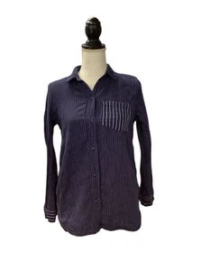 Madewell J Crew Shirt Blau Streifen Langarm Knopfleiste Damen XS - Bild 1 von 10
