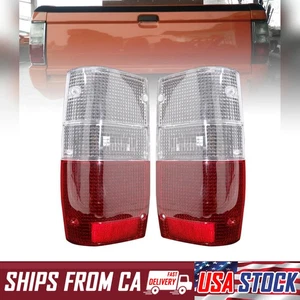 FOR MITSUBISHI MIGHTY MAX 1987-1996 L200 TAIL LIGHT REAR LAMP LENS PICKUP CLEAR - Picture 1 of 7