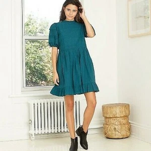 Universal Thread Blue Cotton Boho Dress Women's Size Medium NWT - Picture 1 of 9