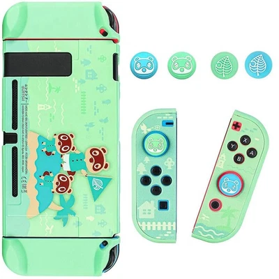 Hard Protective Shell Case Thumb Grip For Nintendo Switch Console Controller - Image 1 of 4