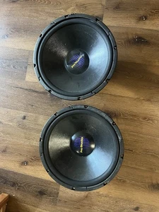 2x Welton Pro Studio 15 Inch Subwoofers RM-065-241A 300 Watts 8 Ohms Speakers - Picture 1 of 5