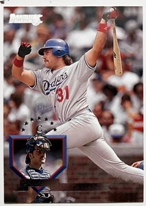 1995 Donruss Mike Piazza #5 Promo Prototype Dodgers Sample - Picture 1 of 2