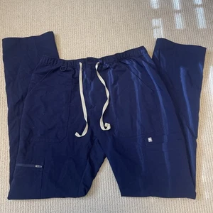 Pantalones Médicos FIGS Cairo Cargo Para Hombre Azul Marino Medio Alto Cordón - Imagen 1 de 6