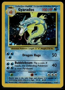 Gyarados Holo Rare Base Set 2 007/130 LP - Picture 1 of 2