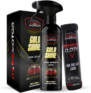 Bass Motor Gold Shine Wax Car Spray - Picture 1 of 6