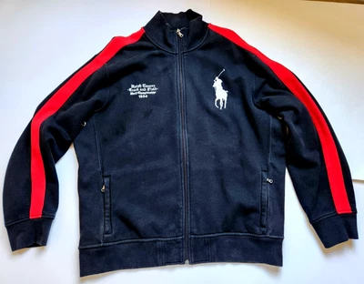 Chaqueta Polo Ralph Lauren De Colección Para Hombre XL Negra Campeonato de Atletismo 1934 Foto 1 de 4