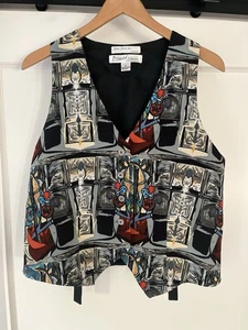 🍅 Vintage (1995) Picasso Collection Seidenweste - Tomatenpflanze 1944 - Herren Small - Bild 1 von 5