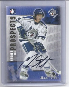 2004-05 ITG HEROES AND PROSPECTS MARC STAAL AUTOGRAPH AUTO A-MS IN THE GAME - Bild 1 von 1