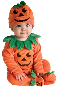 Lil Pumpkin Jack O Lantern Baby Infant Costume - Picture 1 of 1