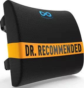 Lumbar Support Pillow for Office Chair - Memory Foam Back Cushion for Chair, Car - Picture 1 of 7
