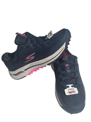 NEW Skechers Go Golf Arch Fit - Balance - Navy/pink Size 5.5 Women’s - Image 1 of 4