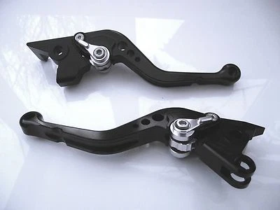 Honda CBR650F/CB650F (2014-18), palancas cortas ajustadores negro/cromo, F18/H65 Foto 1 de 4