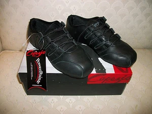 Capezio Rider Jazz Shoe Sneaker Black PP11 Leather PowerPointe New in Box 5-14 - Picture 1 of 5