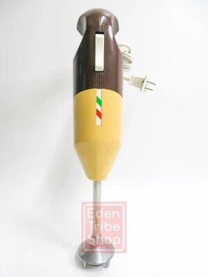 Batidora de mano vintage tipo varita de inmersión picadora E23 hecha en Italia 140W Foto 1 de 4