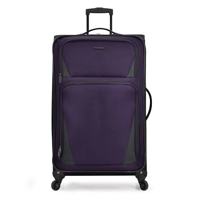 Ruedas giratorias expandibles para equipaje U.S. Traveler Aviron Bay 30" lado blando - púrpura Foto 1 de 4