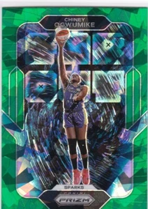 2023 PANINI WNBA PRIZM GREEN CRACKED ICE PRIZM #13"FAROUT" CHINEY OGWUMIKE - Picture 1 of 1