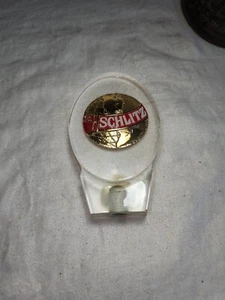 Globo con mango de grifo de cerveza Schlitz vintage años 60 en Lucite original 4,5" de alto  - Imagen 1 de 6