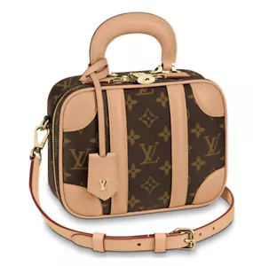 louis vuitton mini luggage brown monogram ltd ed handbag purse - Picture 1 of 12