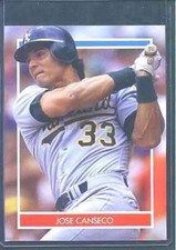 Jose Canseco 1990 Hottest 50 Players sticker