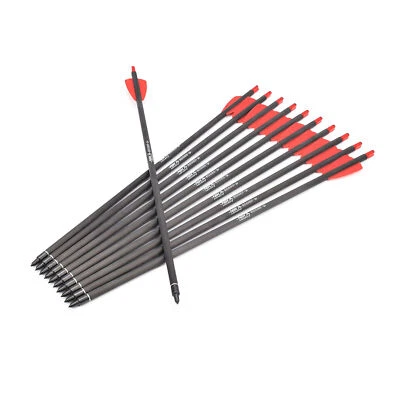 15 zoll Armbrust Bolzen Carbon Pfeile für Ek Archery Adder Cobra System 12 Stück