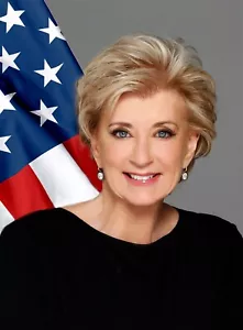 LINDA MCMAHON PORTRAIT GLOSSY POSTER PICTURE PHOTO PRINT BANNER 11755 - Picture 1 of 1