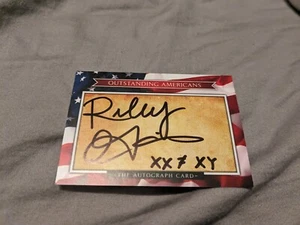 Riley Gaines Swimmer/Political Activist Signed Outstanding Americans Card Trump - Picture 1 of 2