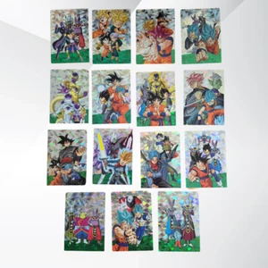Dragon Ball Super (S1-S15) 15 Holo Card Sub Set Panini Universal Collection - Picture 1 of 7