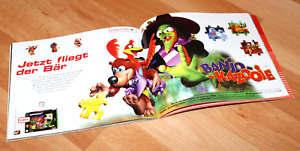 Vintage Nintendo 64 Promo Ad Booklet Flyer Mario Zelda Banjo-Kazooie Bomberman