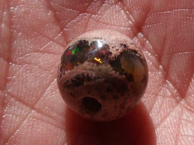 Cuenta de ópalo de fuego Cantera mexicana de 10,91 quilates Foto 1 de 4