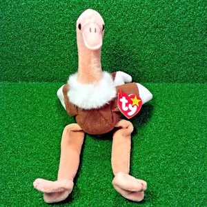 NUEVO Peluche Ty Beanie Baby Stretch El Pájaro Avestruz - MWMT - Envío GRATUITO - Imagen 1 de 12
