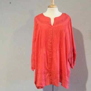 Catherines V-neck Button Front Lace Blouse Size 4X NWT - Picture 1 of 16