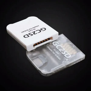 Gamecube Memory Card Reader For Wii 512MB GC2SD Card Adapter For Accessories - Afbeelding 1 van 10