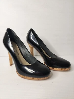 Zapatos de tacón de corcho Zoe Wittner Design negros Abbi talla 37 Foto 1 de 4