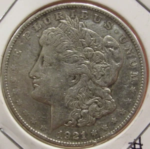 Moneda 90% plata dólar Morgan 1921-S - 104 años San Francisco Mint #1 - Imagen 1 de 2