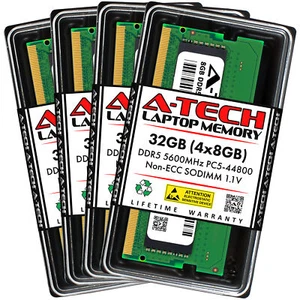 32GB 4x 8GB DDR5-5600 MSI Titan GT77 HX 13V GT77 HX 13VH GT77 HX 13VI Memory RAM - Picture 1 of 4