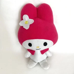 Hello Kitty Plush My Melody Fiesta 2013 Sanrio Pink & white w/ Flower Doll - Picture 1 of 7