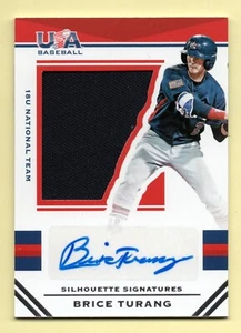 2017 Stars & Stripes SILHOUETTES Brice Turang #/199 RC AUTO - BREWERS - Picture 1 of 2