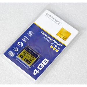 Cnmemory Compact Flash Gold First Class 4 Go Cf Mémoire Carte Mémoire M587 - Bild 1 von 1