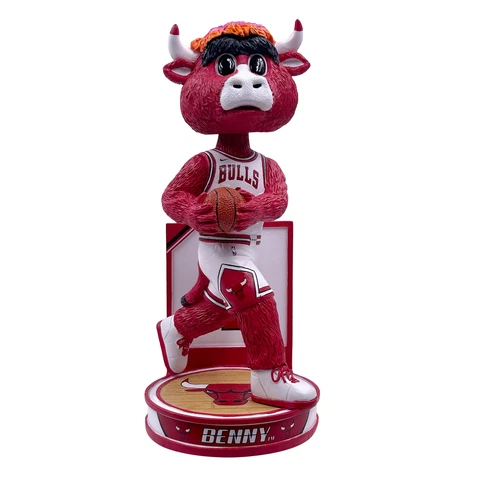 Benny The Bull Chicago Bulls Hero Series Bobblehead NBA Basketball Cover