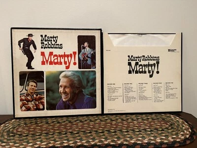 Marty Robbins  Marty! 5 LP Box Set 1972  P5S5812 12" Columbia House 50 tracks - Image 1 of 3