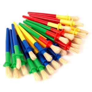 Kinderpinsel verschieden sortiert, 24 Stück, Malpinsel Set für Kinder - Bild 1 von 2