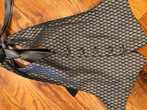 Mel Howard Silver Candlelight esmoquin chaleco largo niños s/m - Imagen 1 de 1