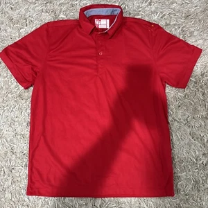 Chick Fila A Shirt Mens XL Red Crew Member Employee Red Oobe Poly Stretch - Picture 1 of 6