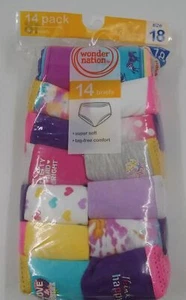 14 Pack Girls Multi Color Brief Panties Underwear (Size 4) Brand New - Picture 1 of 2