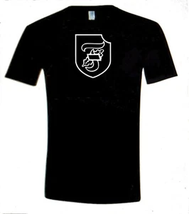 WW2 German PANZER DIVISION Insignia-50/50 Cotton/Poly T-Shirt, GILDAN BRAND (4) - Picture 1 of 1