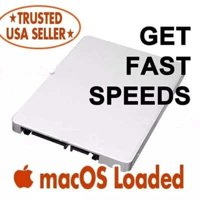 Pre Loaded OS X Yosemite 1 TB 2.5" SATA SSD HD for Apple Macbook Pro & Mac Mini - Image 1 of 4