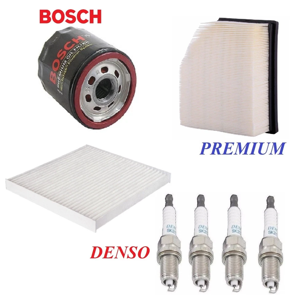 Tune Up Kit Filters Spark Plug For DODGE DART L4 2.0L & 2.4L 2013-2016 - Image 1 of 1