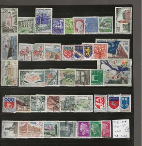 FRANKREICH...Sc #946/1233...gebraucht...1960/69...42 verschiedene...schöne Themen - Bild 1 von 1